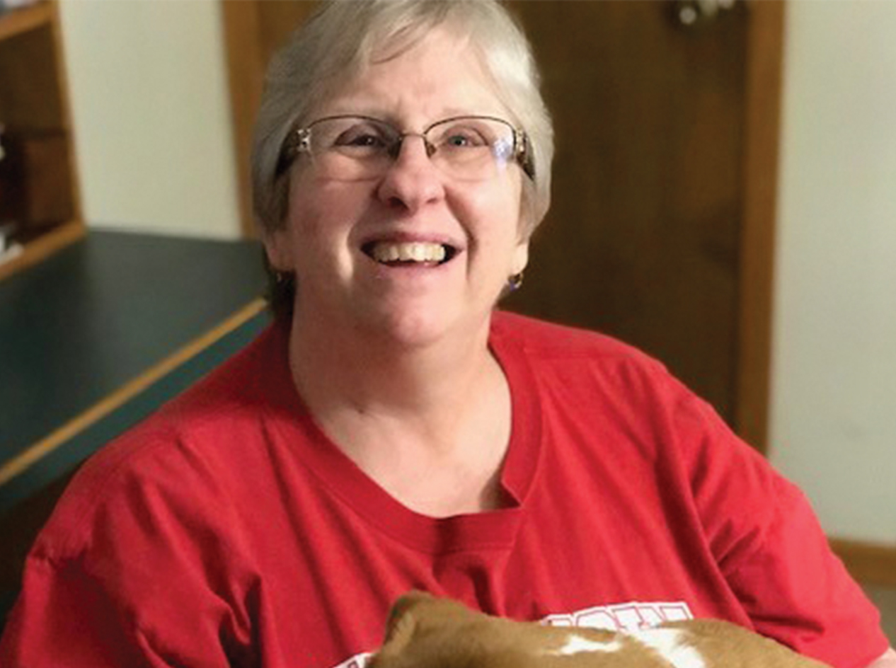 Roslyn and her dog Keller