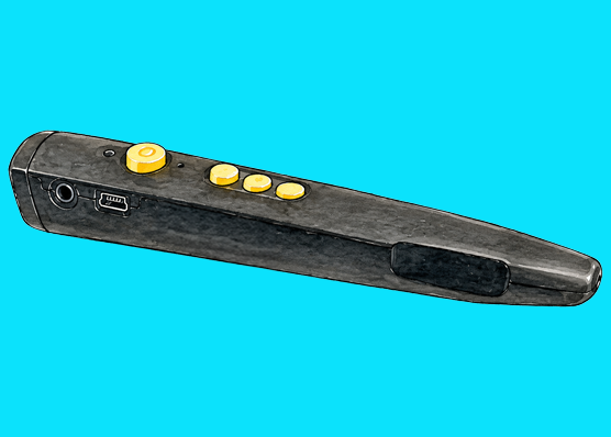 The PenFriend is an example audio labeler.