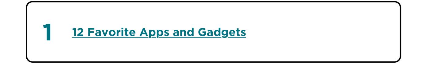 The first popular podcast episode is 12 Favorite Apps and Gadgets.