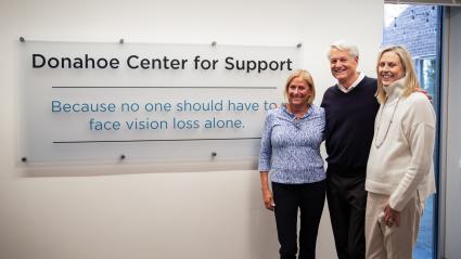 Martha Gallo, John Donahoe, and Susan Gally, Tom Donahoe's children